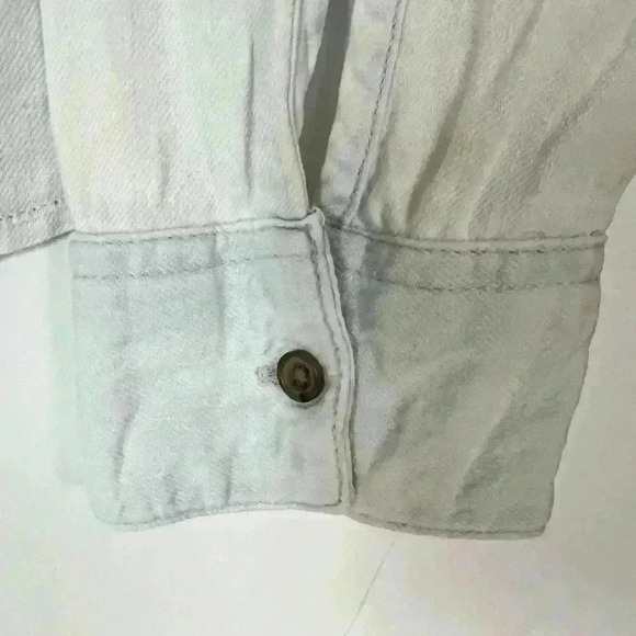 Prana Edina Chambray Tie Front Button Down Shirt - Picture 4 of 8